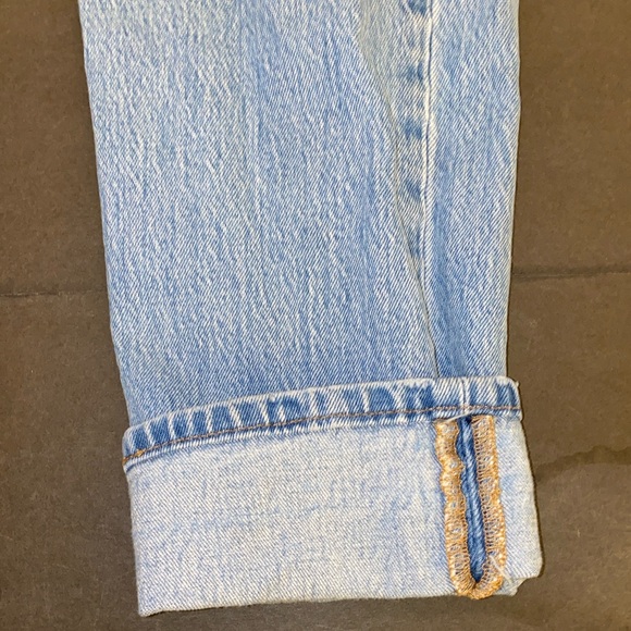 Levi's Premium Women's 32x26 501 S Light Blue Button Fly Skinny Ankle Jeans - Picture 13 of 15